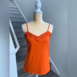 Apostrophe Stretch Women's Orange Tank Top